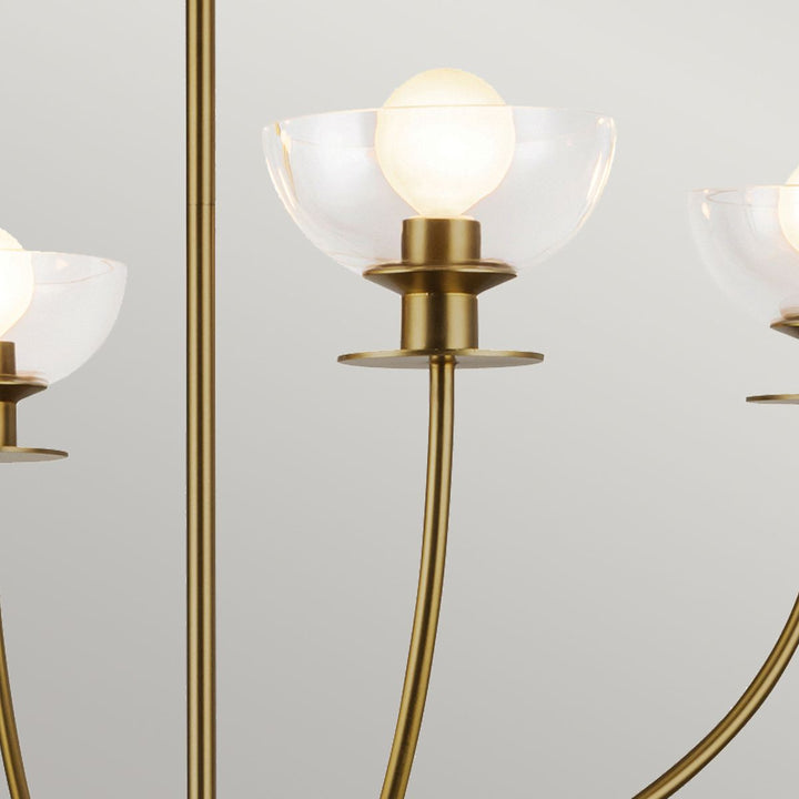 Sylvia Chandelier - Brushed Gold