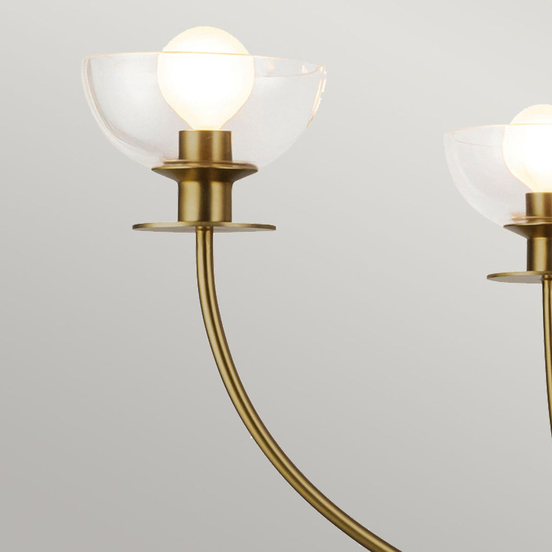 Sylvia Chandelier - Brushed Gold