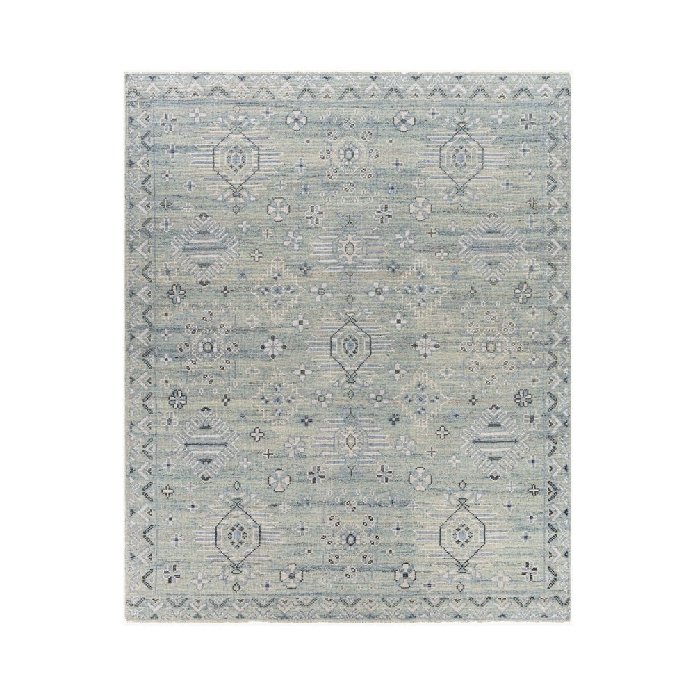 Almeria Hand Knotted Rug - Blue Keiichi 1