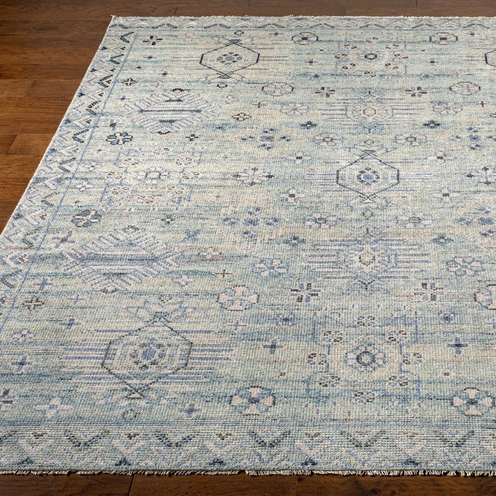 Almeria Hand Knotted Rug - Blue Keiichi 4
