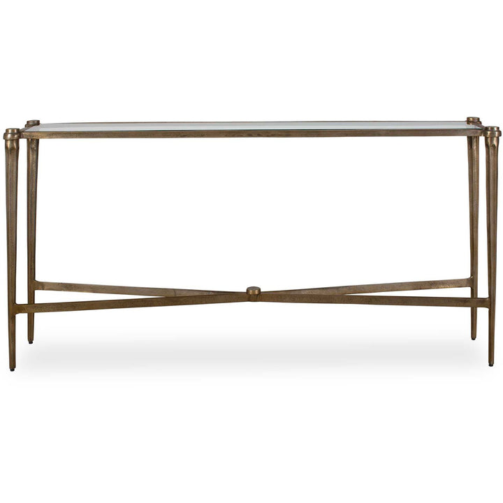 Amara Console Table - Antique Brass