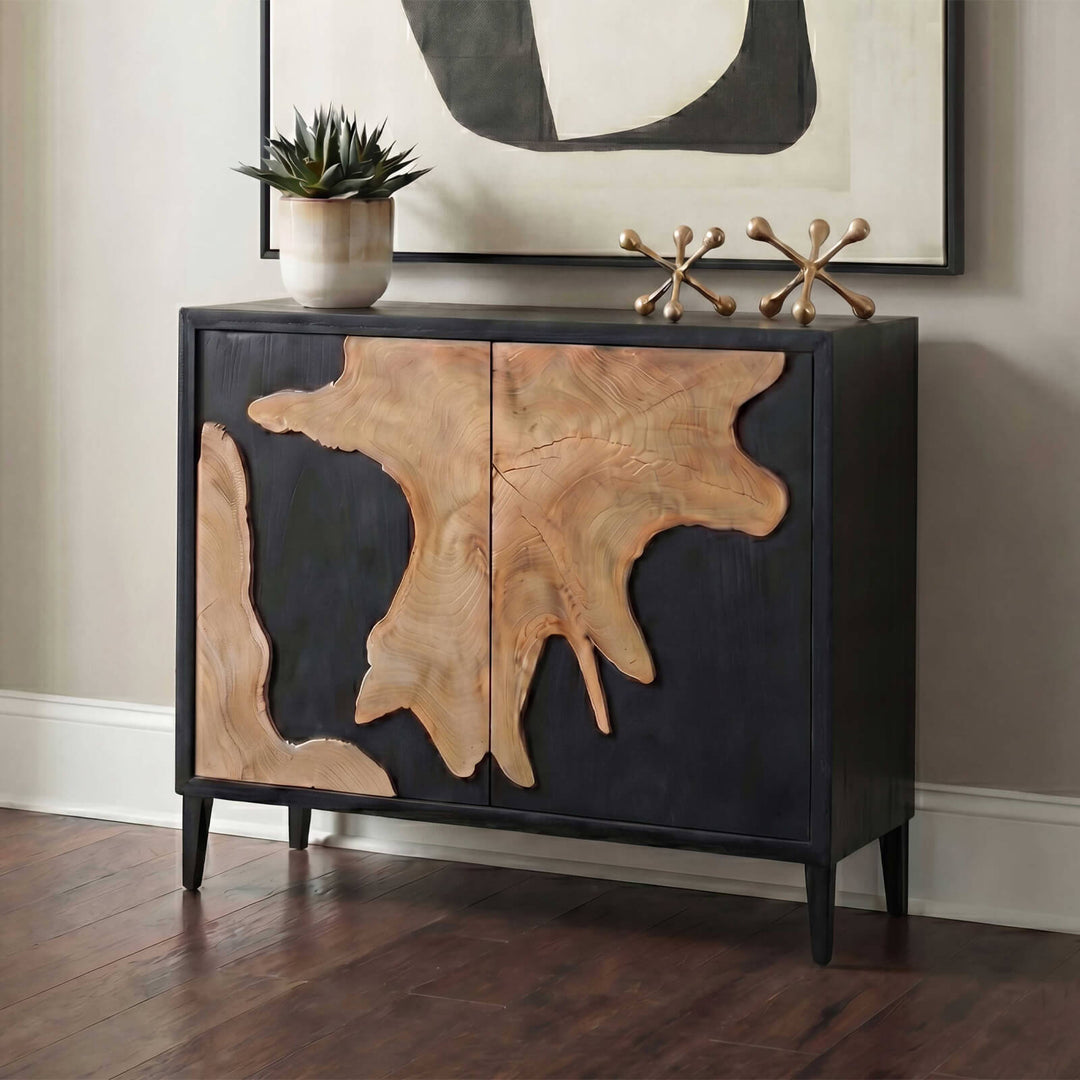 Andrei Teak Root Storage Cabinet