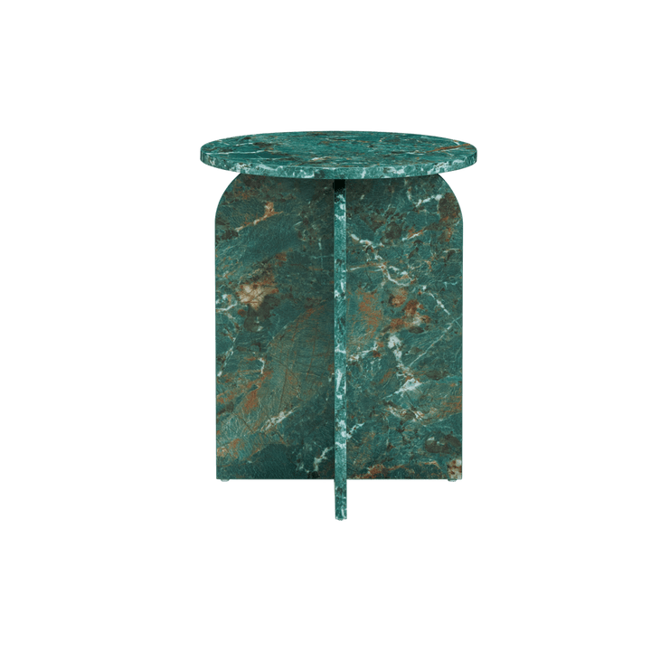 Arco Round Side Table - Amazon Green