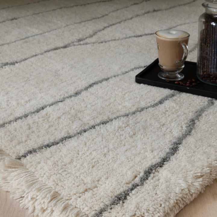 Azera Lineal Rug - Cream