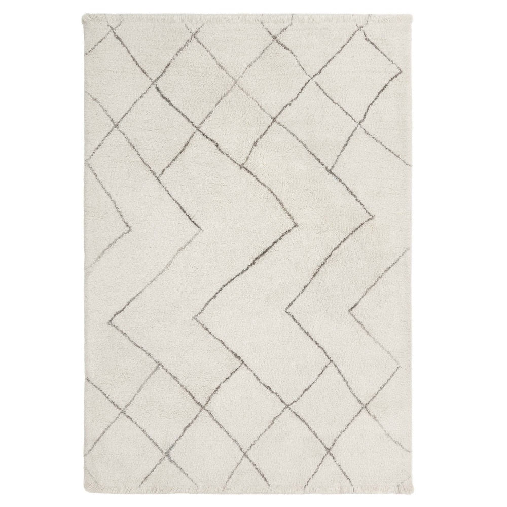 Azera Rhombus Rug - Cream