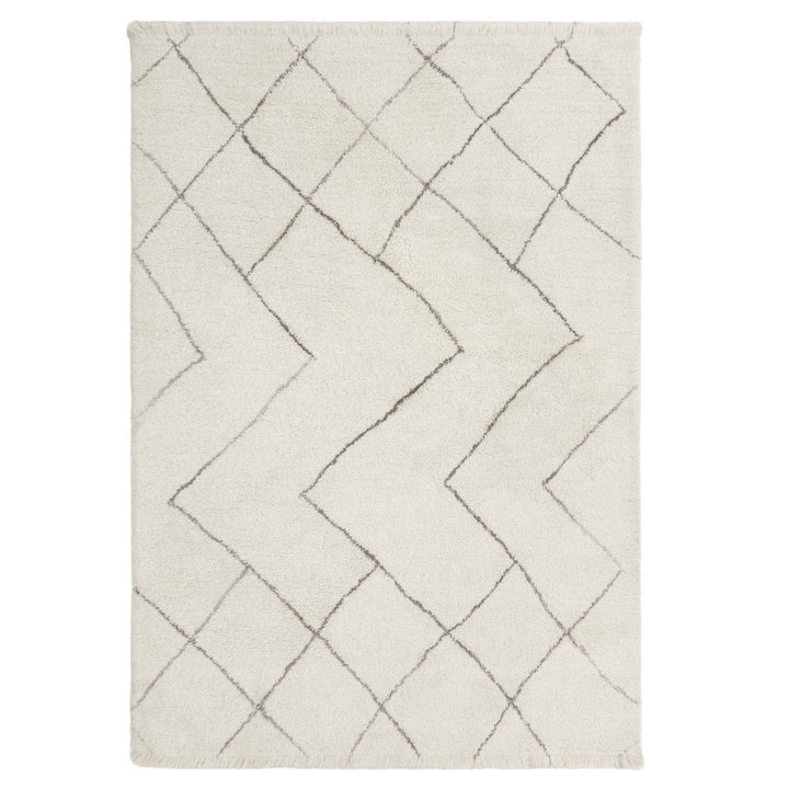 Azera Rhombus Rug - Cream