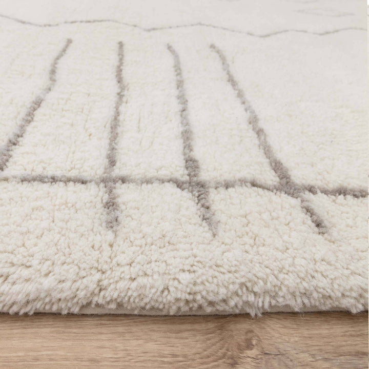 Azera Tribal Rug - Cream