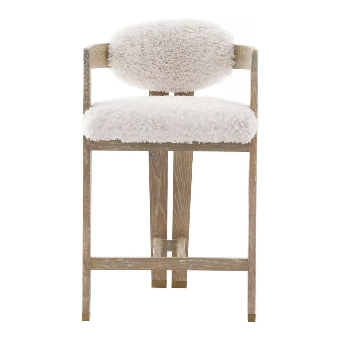 Baaab Faux Sheepskin Counter Stool Keiichi 1
