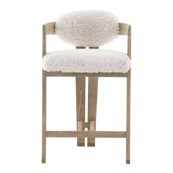 Baaab Faux Sheepskin Counter Stool Keiichi 1