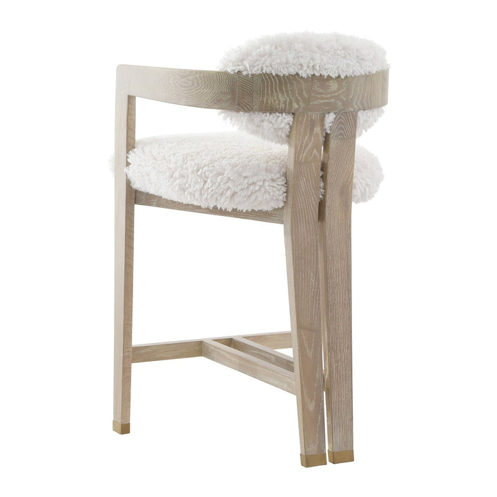 Baaab Faux Sheepskin Counter Stool Keiichi 3
