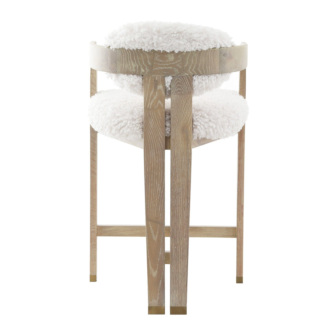 Baaab Faux Sheepskin Counter Stool Keiichi 4