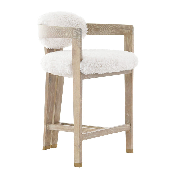 Baaab Faux Sheepskin Counter Stool Keiichi 2