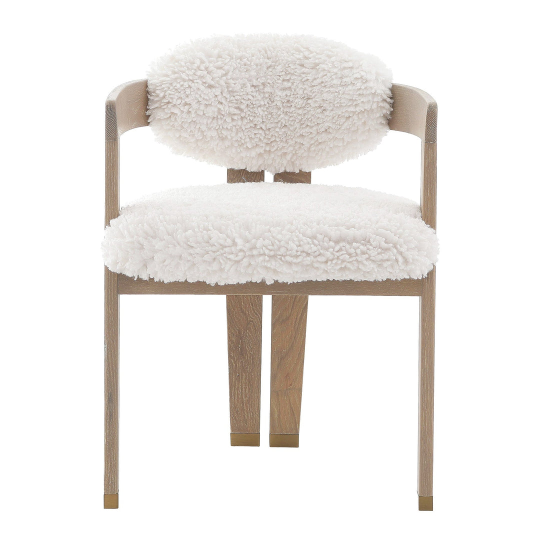 Baaab Faux Sheepskin Dining Chair Keiichi 1