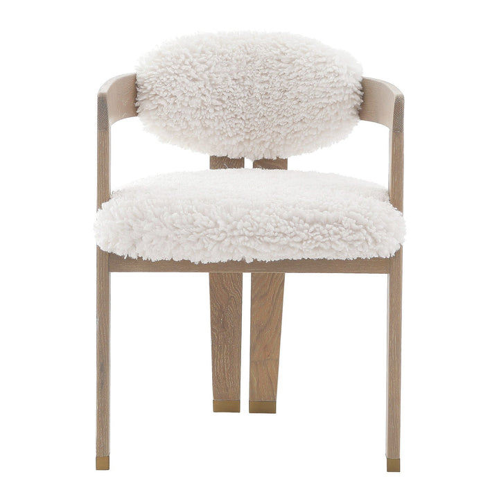 Baaab Faux Sheepskin Dining Chair Keiichi 1