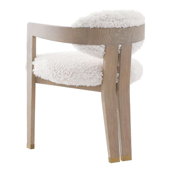 Baaab Faux Sheepskin Dining Chair Keiichi 5