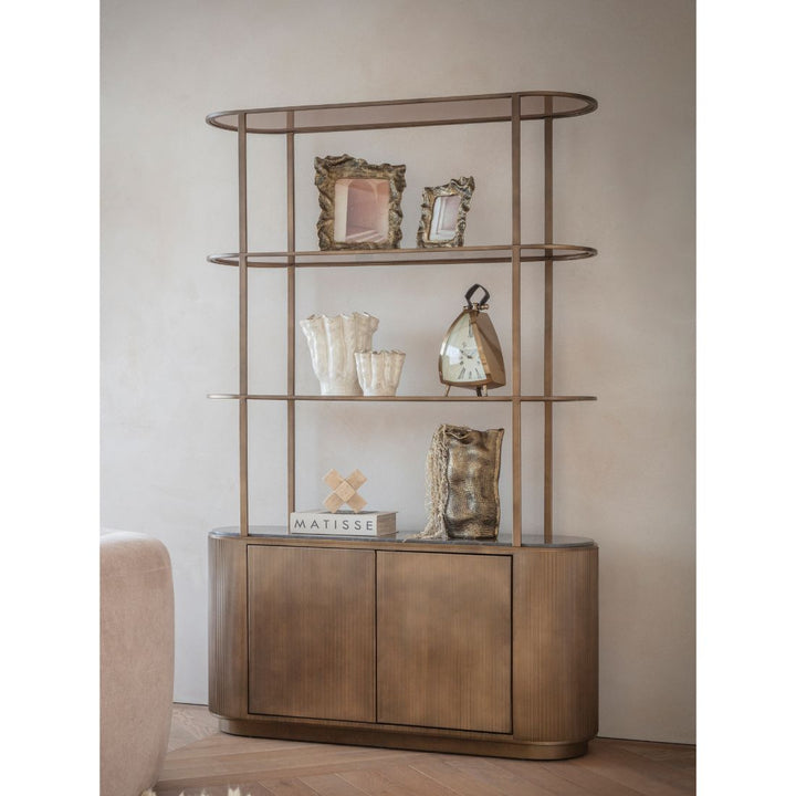 Belvedere Shelving Unit - Royal Gold