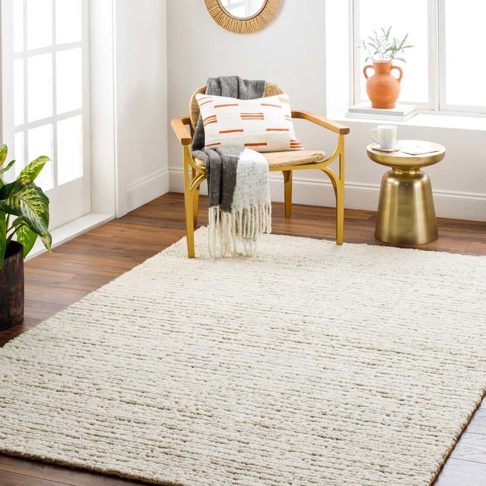 Brentford Hand Woven Rug - Cream Keiichi 2