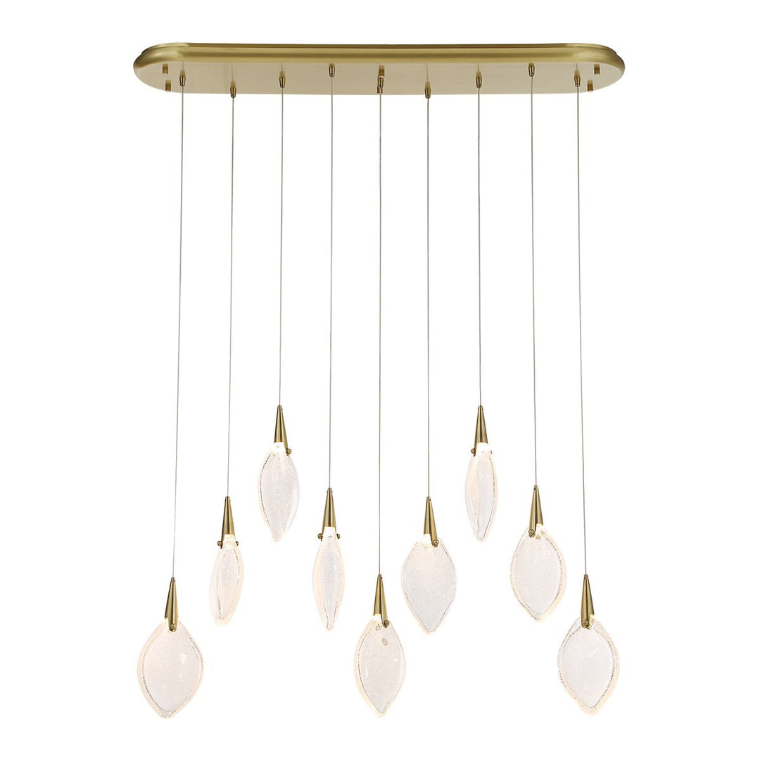 Deluge 9 LED Linear Pendant Light