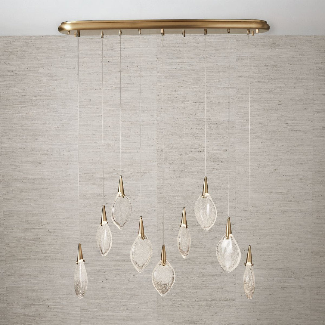 Deluge 9 LED Linear Pendant Light