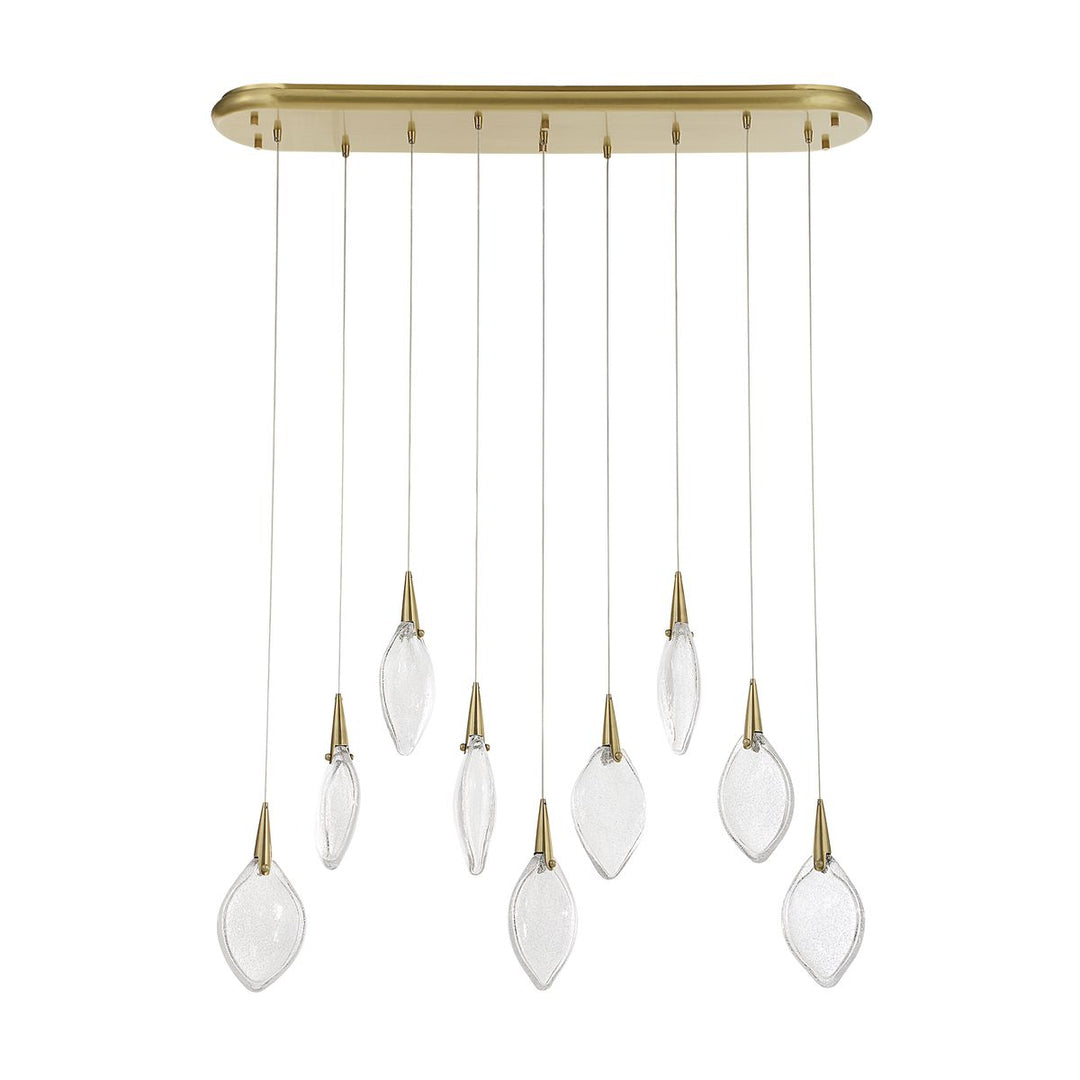 Deluge 9 LED Linear Pendant Light