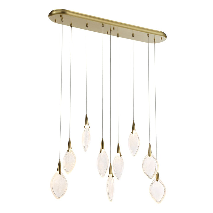 Deluge 9 LED Linear Pendant Light