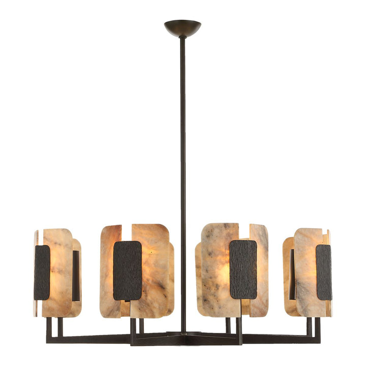 Open Book 8 Light Chandelier