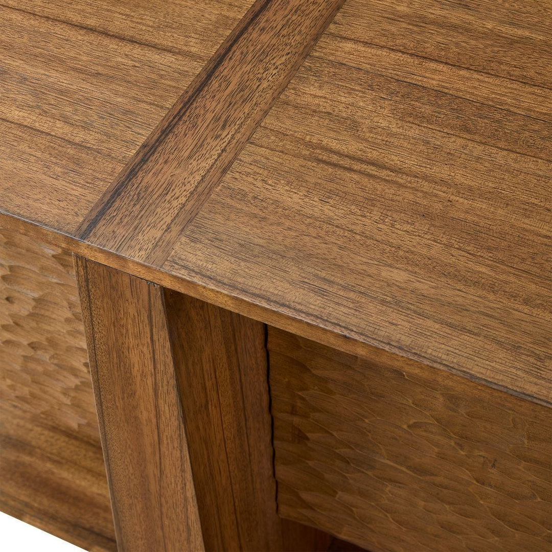 Hewned Joist 4 Door Cabinet