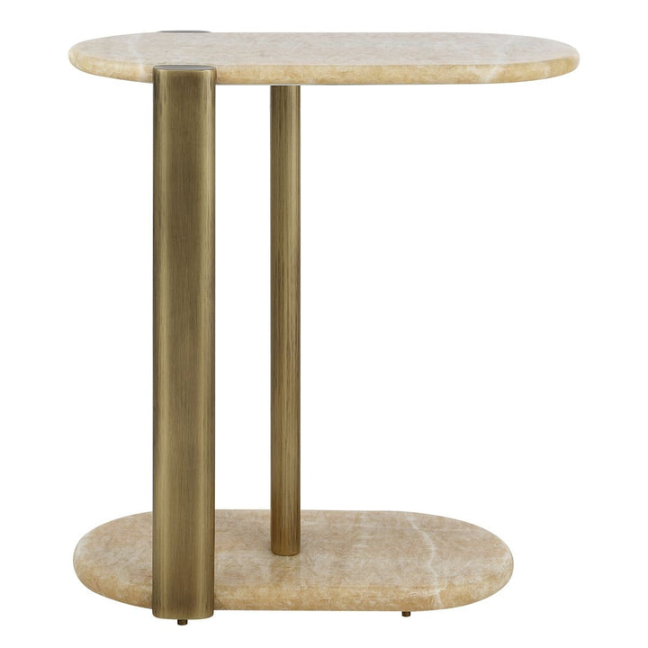 Rounded Cantilever Accent Table