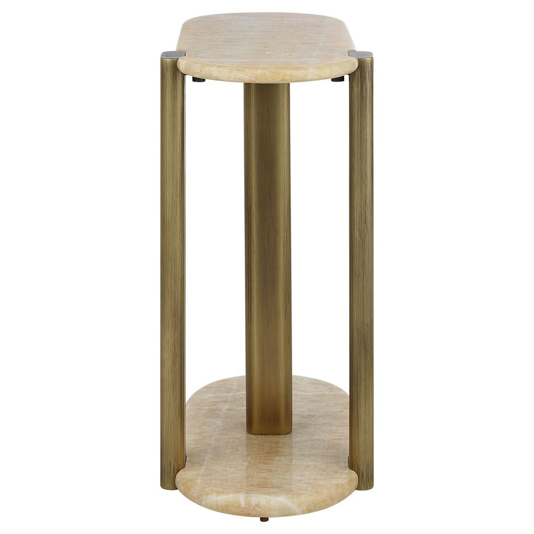 Rounded Cantilever Accent Table