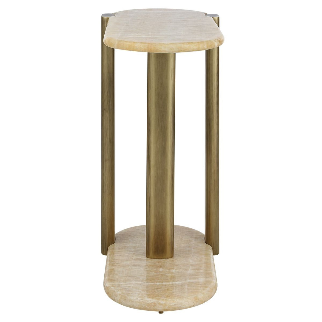 Rounded Cantilever Accent Table
