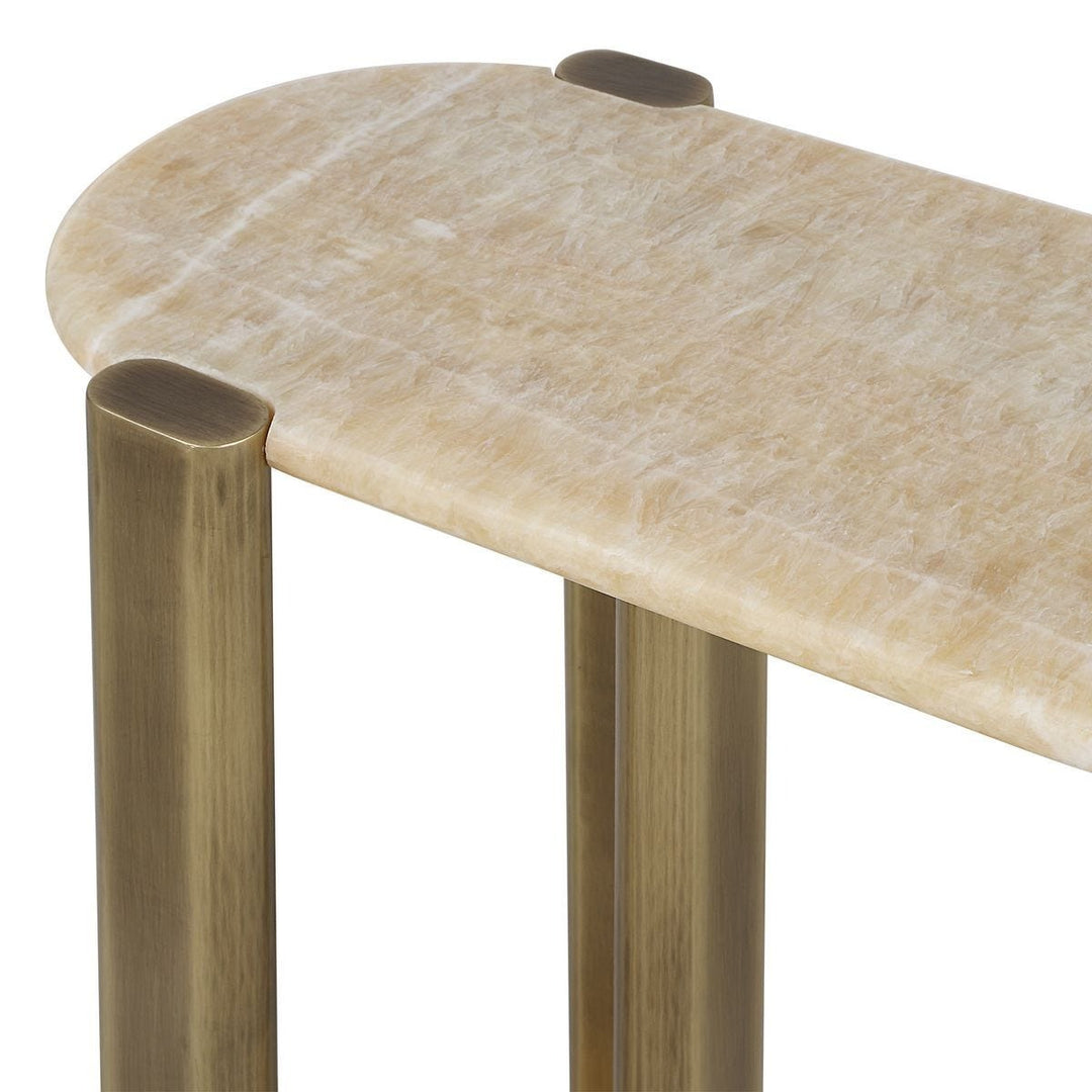 Rounded Cantilever Accent Table
