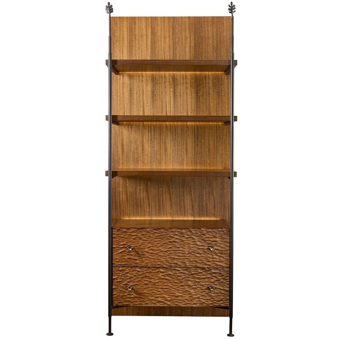 Sapling Lighted Storage Etagere