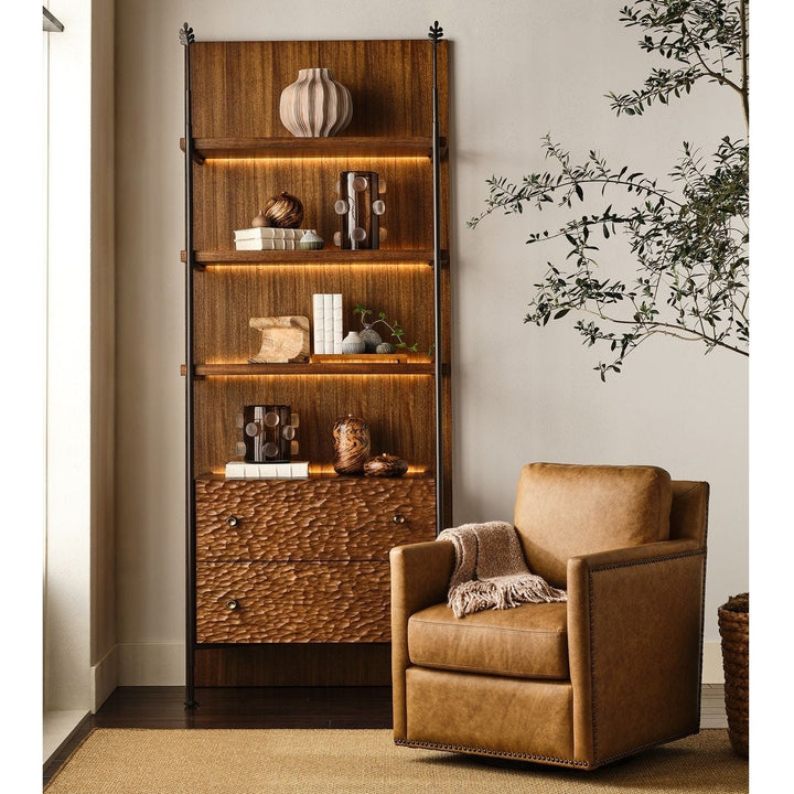Sapling Lighted Storage Etagere