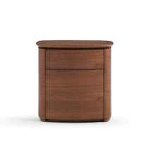 Tommy Franks Blade Bedside Table in Dark Walnut