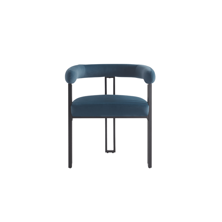 Bloom Set of 2 Dining Chairs (Crib 5) - Blue Velvet