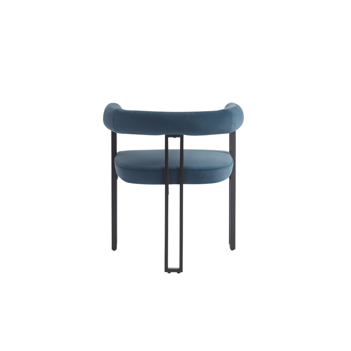 Bloom Set of 2 Dining Chairs (Crib 5) - Blue Velvet