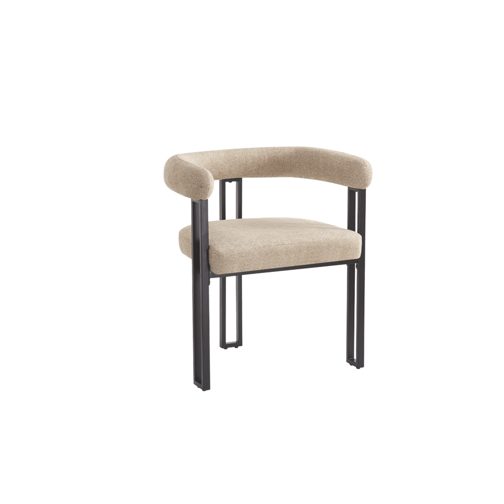 Bloom Set of 2 Dining Chairs (Crib 5) - Oatmeal Soft Weave