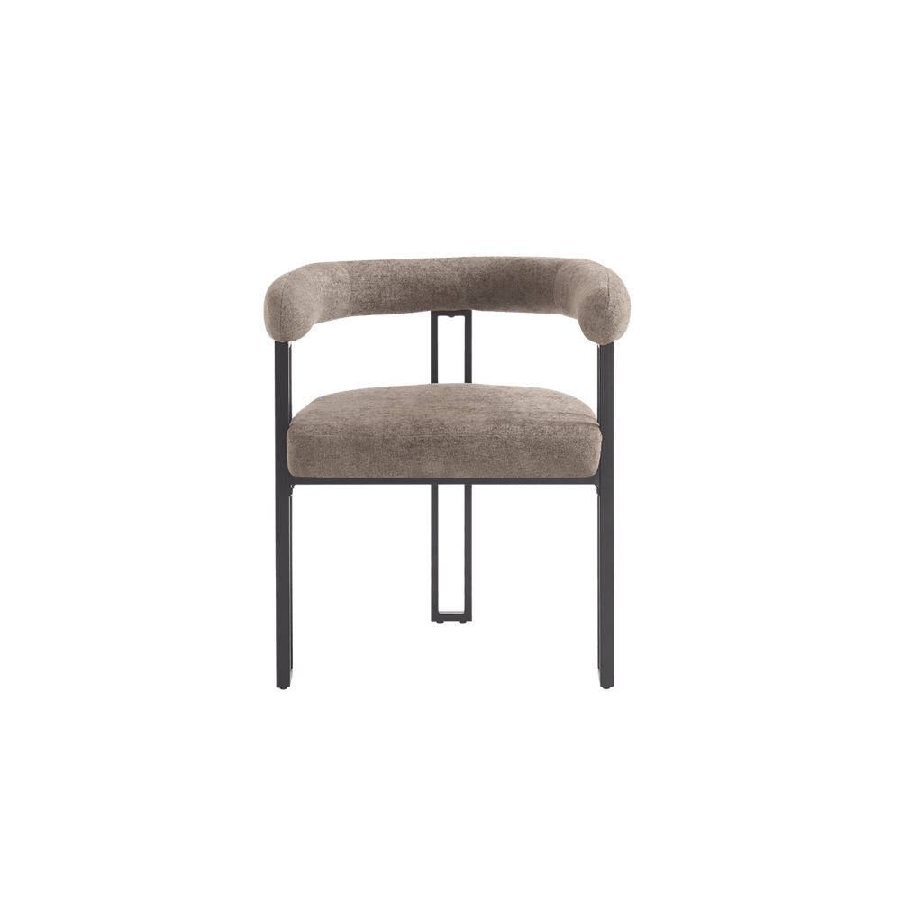 Bloom Set of 2 Dining Chairs (Crib 5) - Taupe Soft Weave