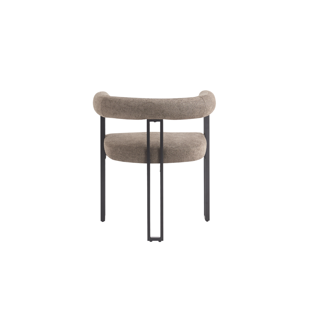 Bloom Set of 2 Dining Chairs (Crib 5) - Taupe Soft Weave