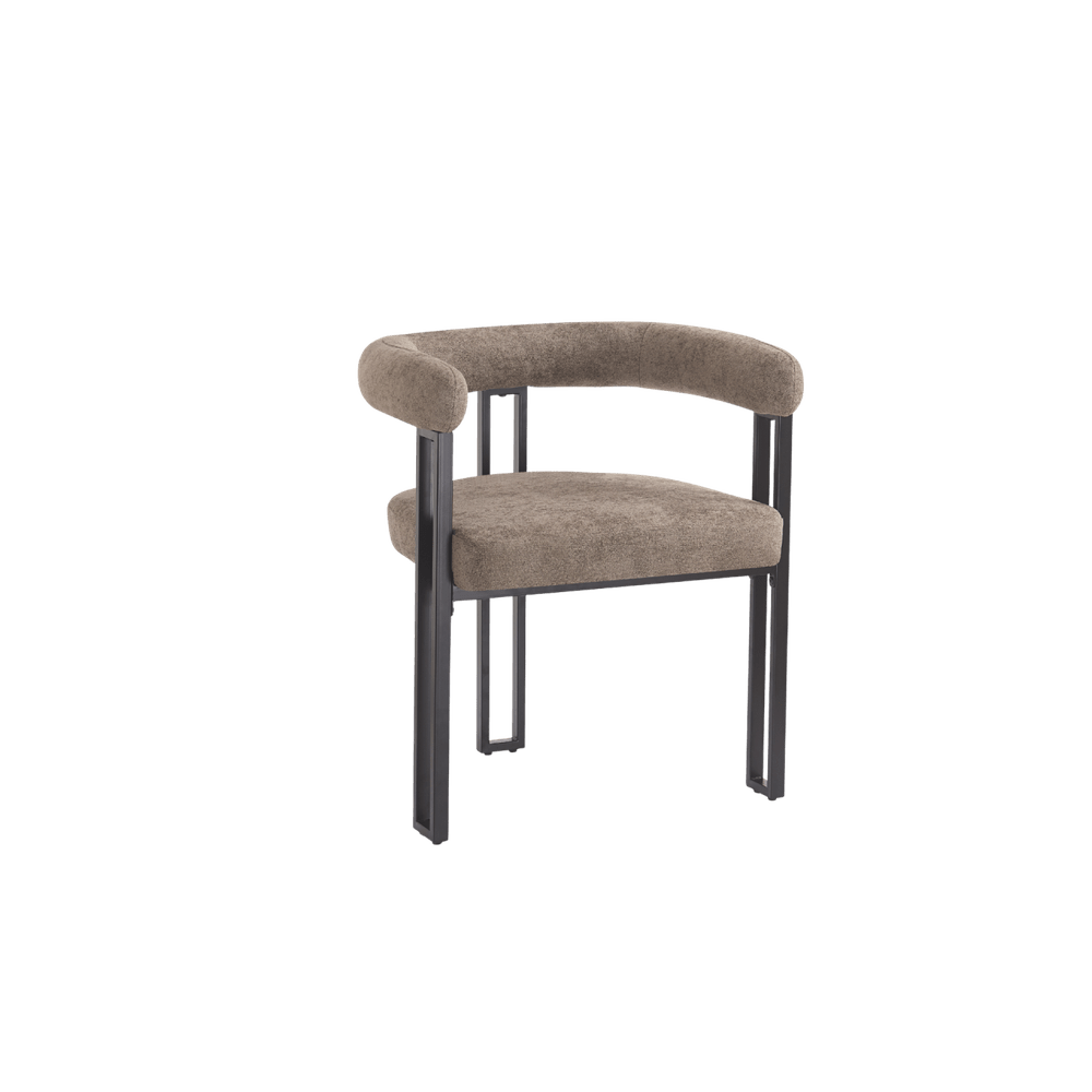 Bloom Set of 2 Dining Chairs (Crib 5) - Taupe Soft Weave