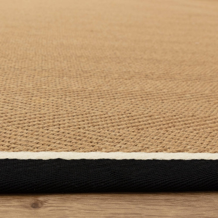 Bordo Rug - Herringbone Charcoal Cream
