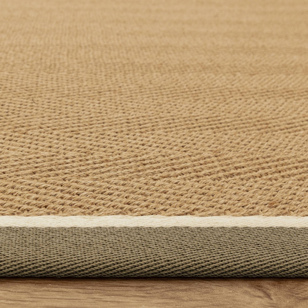 Bordo Rug - Herringbone Khaki Cream