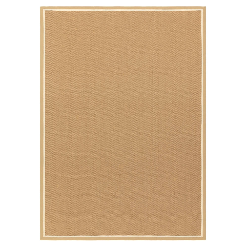 Bordo Rug - Herringbone Linen Cream
