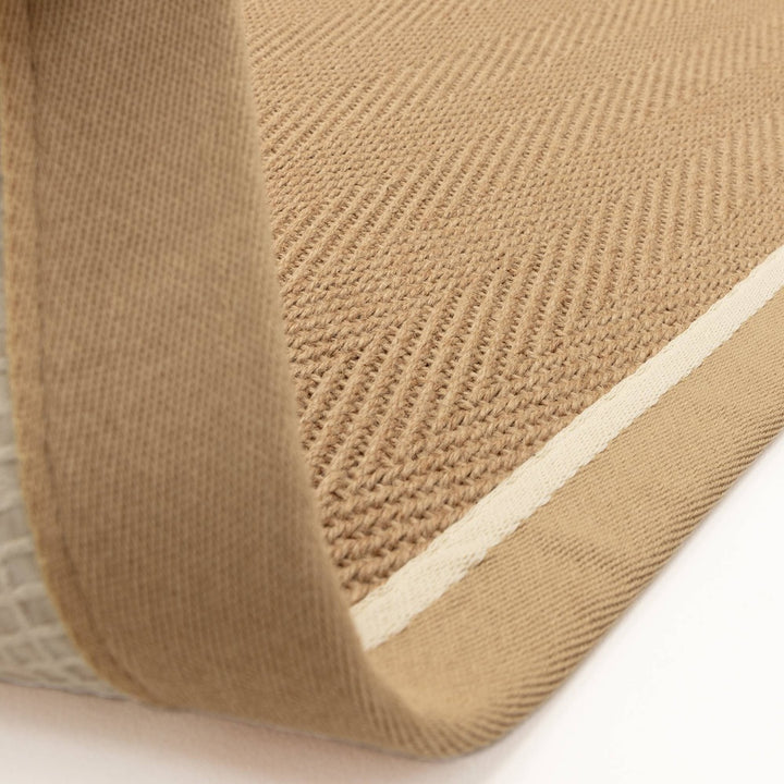 Bordo Rug - Herringbone Linen Cream