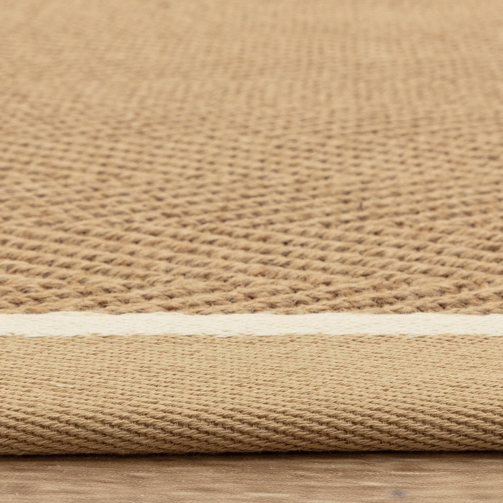 Bordo Rug - Herringbone Linen Cream