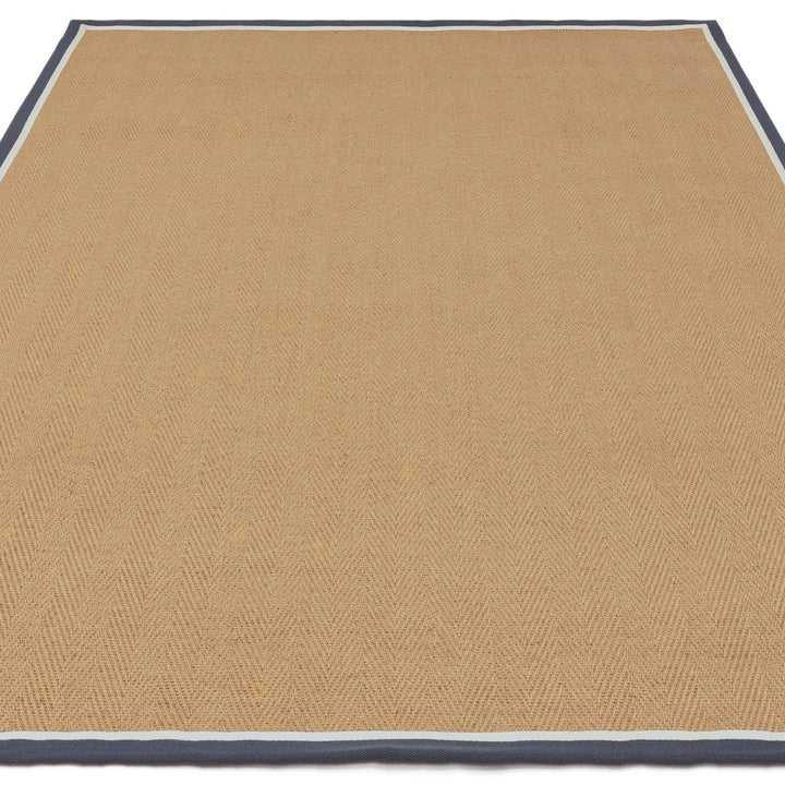 Bordo Rug - Herringbone Slate Cream