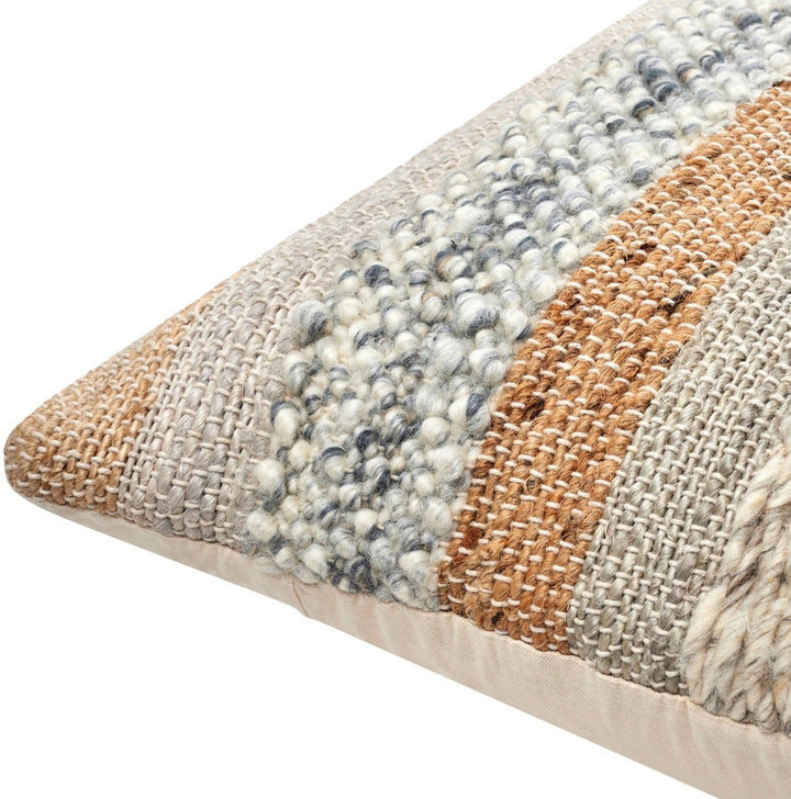 Boundary Woven Cushion 51x51cm - Soft Grey Keiichi 3