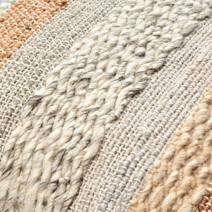 Boundary Woven Cushion 51x51cm - Soft Grey Keiichi 4