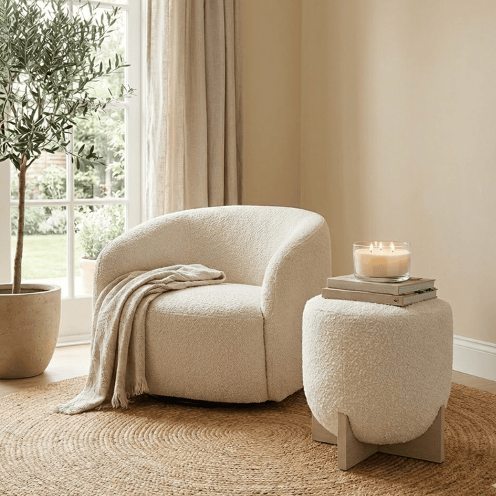 Whisper Stool - Ivory