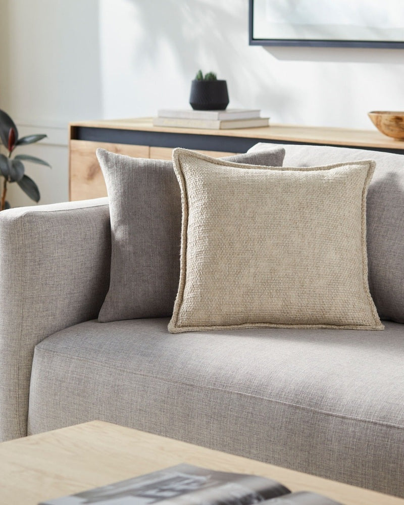 Bowen Woven Cushion 51x51cm - Beige Keiichi 2